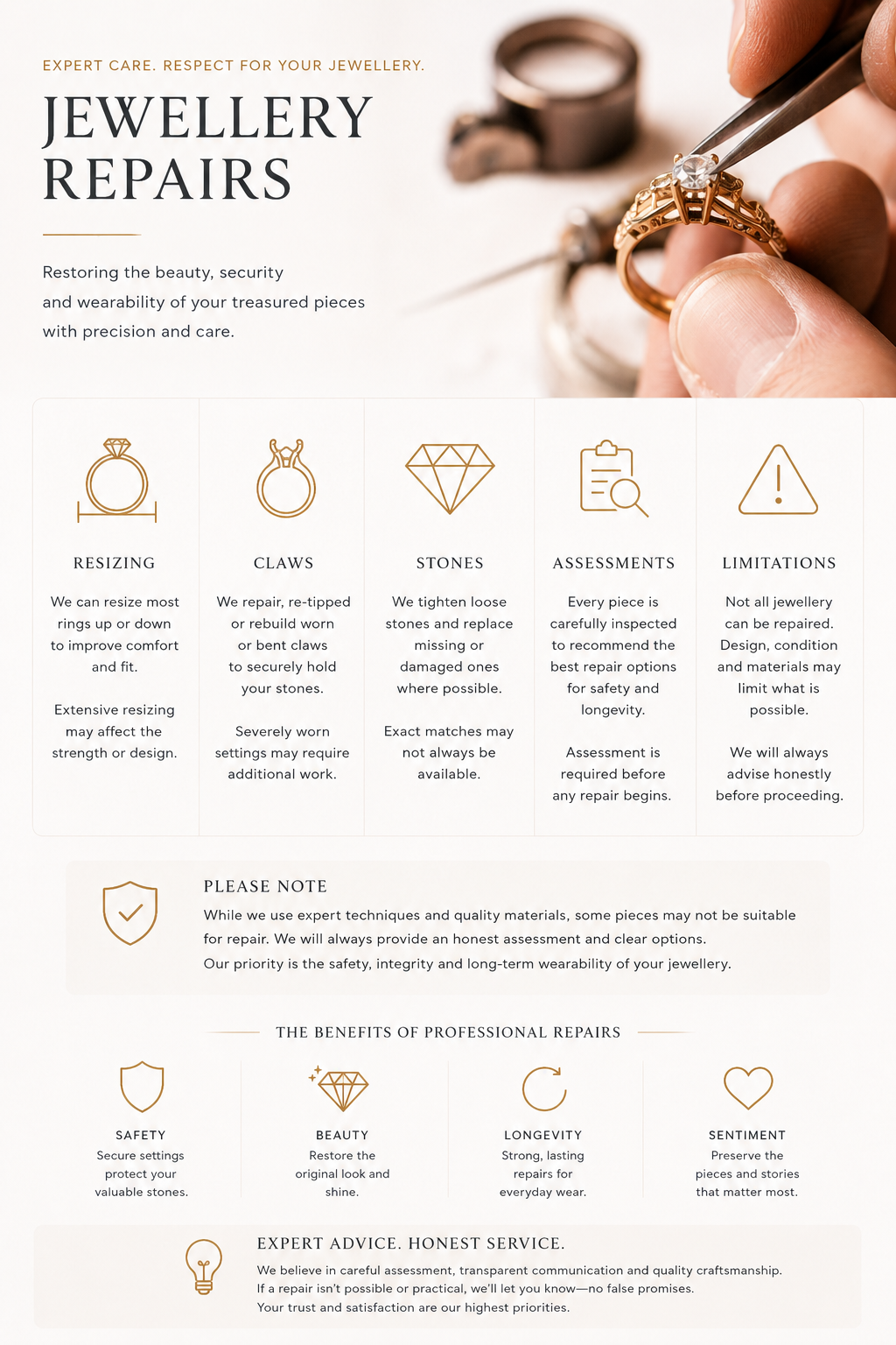 Jewellery repairs guide by OgilvieGems
