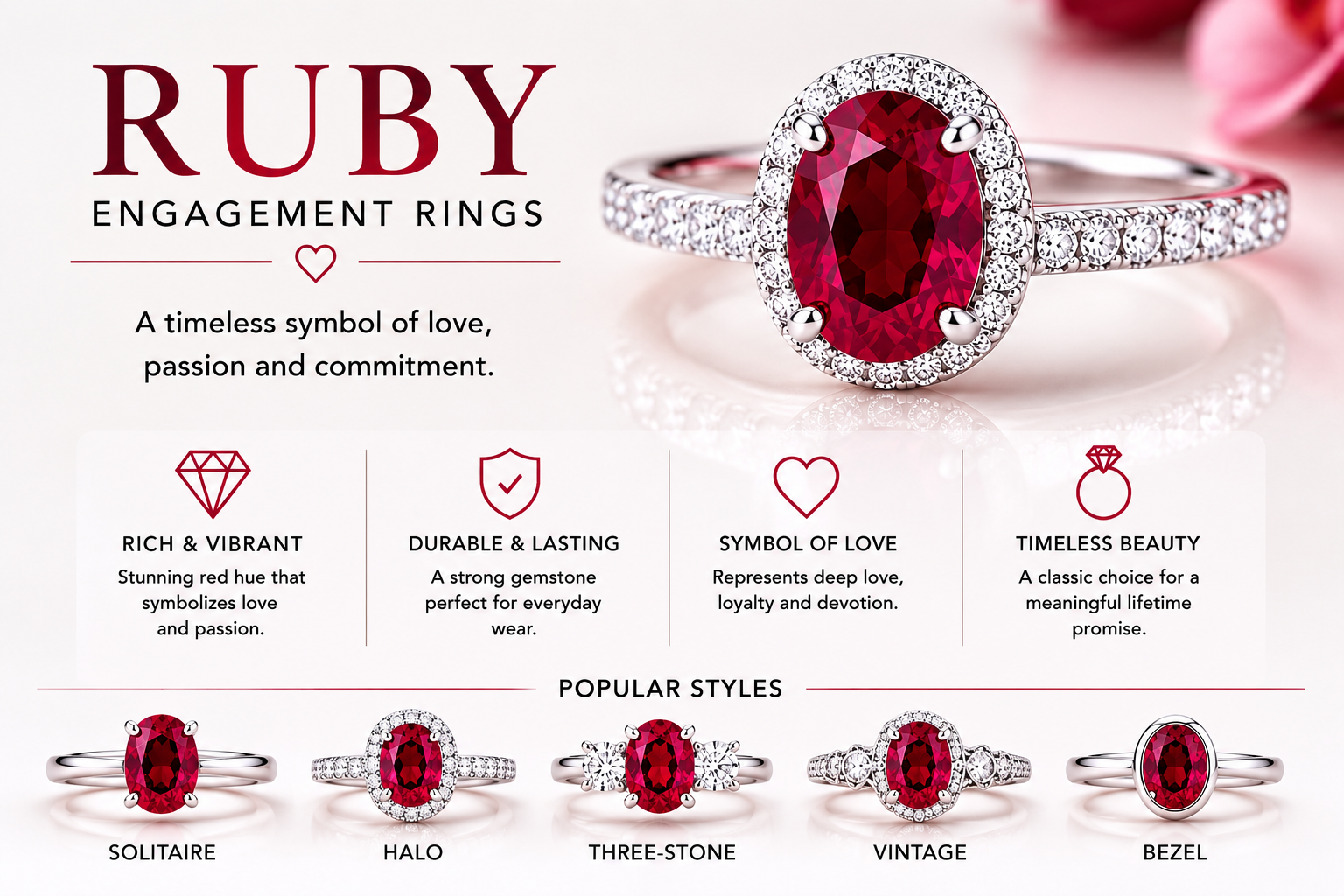 Ruby Engagement Rings by OgilvieGems