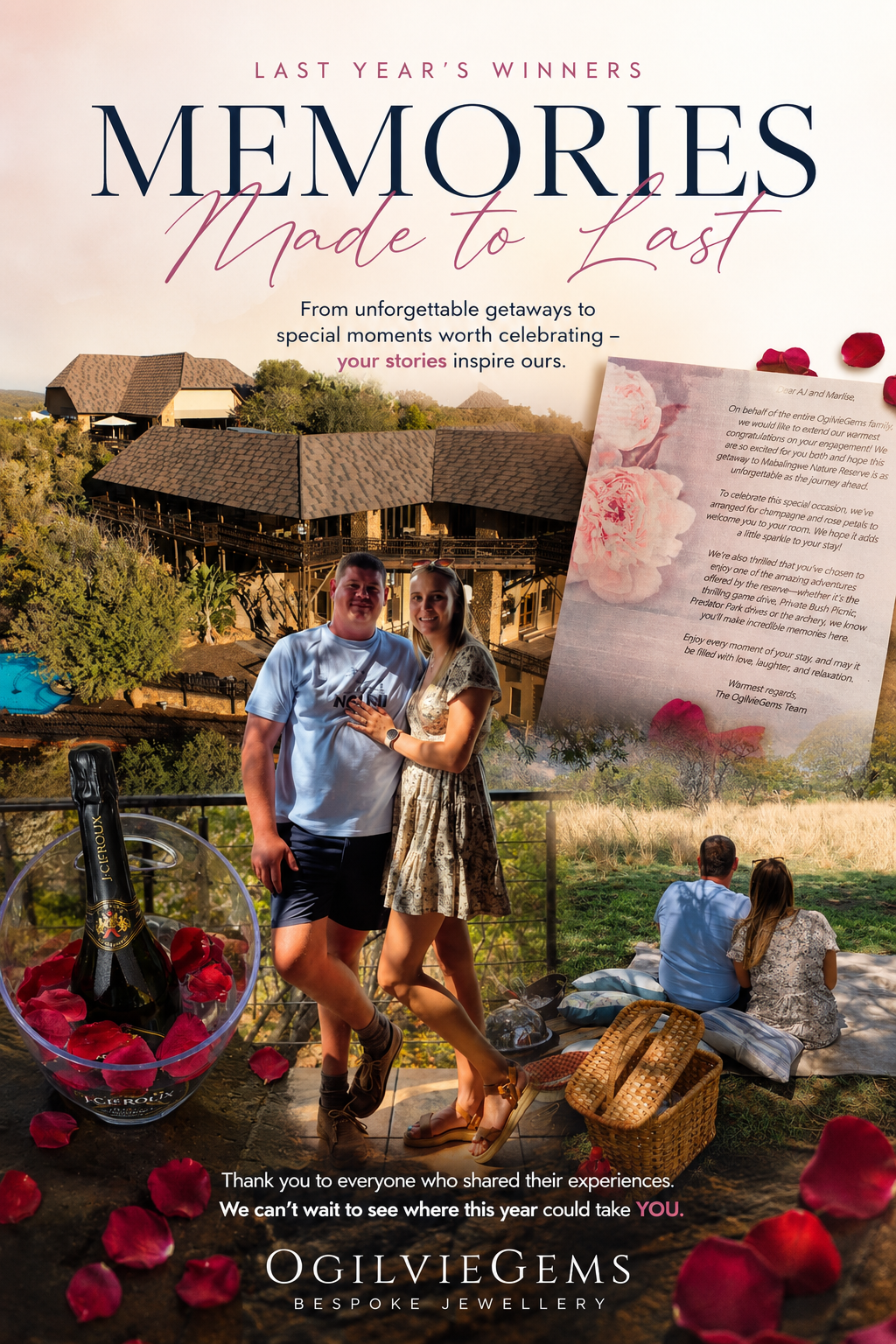 Previous OgilvieGems Story Awards winners AJ Randall and Marlouise Smith